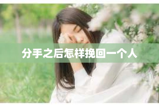 分手之后怎样挽回一个人