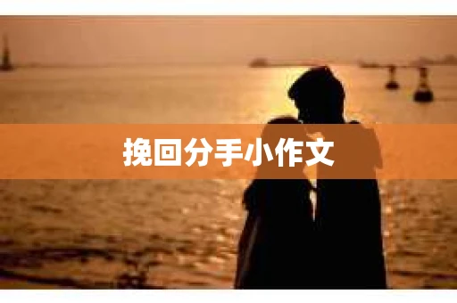 挽回分手小作文