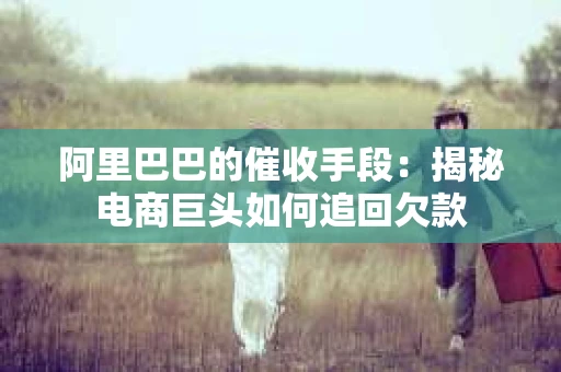 阿里巴巴的催收手段：揭秘电商巨头如何追回欠款