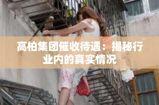 高柏集团催收待遇：揭秘行业内的真实情况