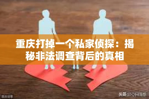 重庆打掉一个私家侦探：揭秘非法调查背后的真相